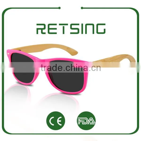 Bamboo Wooden Sun Glasses Metal Hinge Sunglasses Custom Sunglasses photo-4