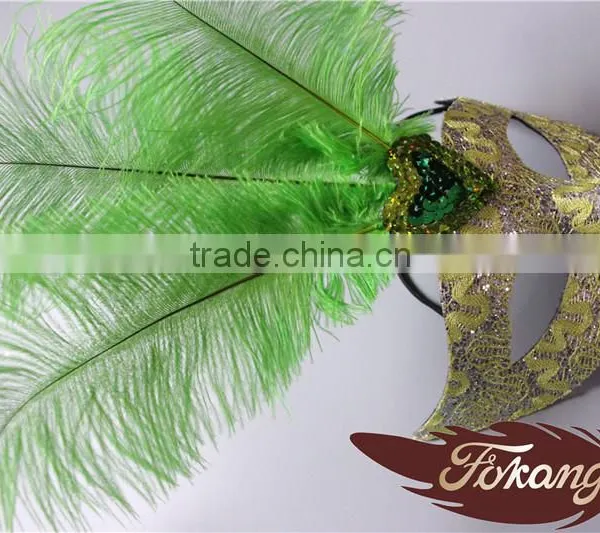 Wholesale Venetian Mask Ostrich Feather Decoration And Halloween Accessories photo-3