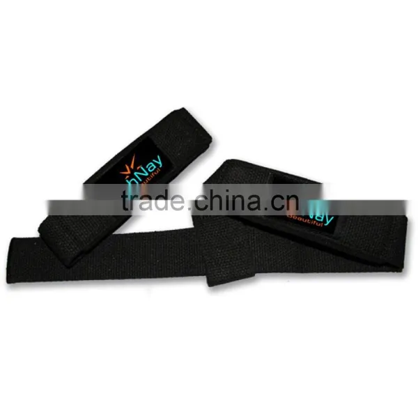 Weight Lifting Straps Made by Heavy-duty White Cotton