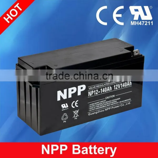 12V 140AH Back up Battery off Grid Solar Lead Acid Sealed Battery for Computer photo-2