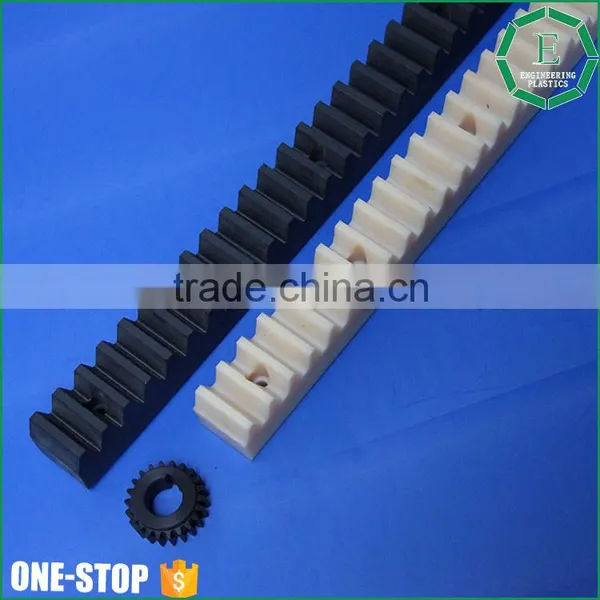 Guangzhou Engineering Plastic Injection Moulded Pa66 Polyamide Ertalon Nylon Helical Rack Gear photo-2