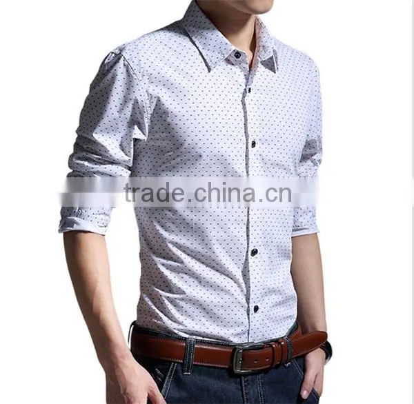 Custom Printed Shirts for Men High Quality Body Fit Shirts photo-3