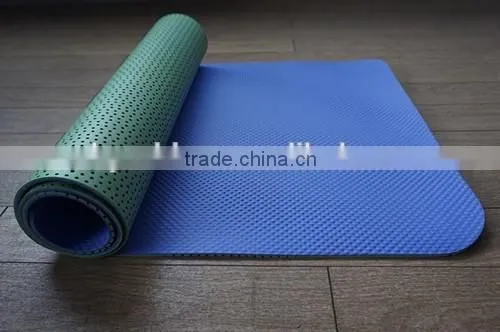 Eco Safe Non Toxic Non-skid TPE Yoga Mat With Eyelet Hole photo-2