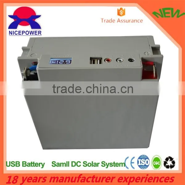New! New Product! 12v20ah Multi-function USB Battery Power Station Use for Camping photo-2