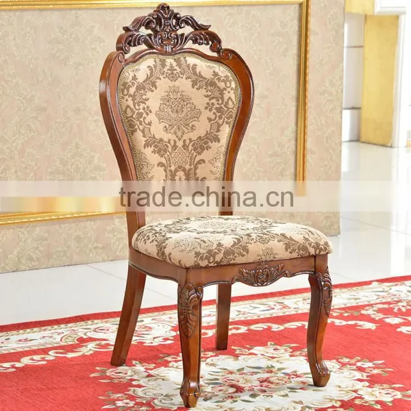 Antique Eco-friendly Solid Wood Chair Dining Table Chairs