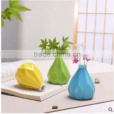 Bright Color Glazed Bloomingville Ceramic Vase With Different Colors photo-2