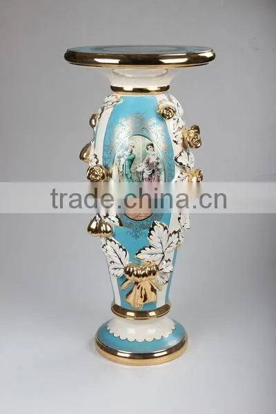 Luxury Ceramic Porcelain Home Decoration 31"round Pillars Roman Pillar for Sale photo-5