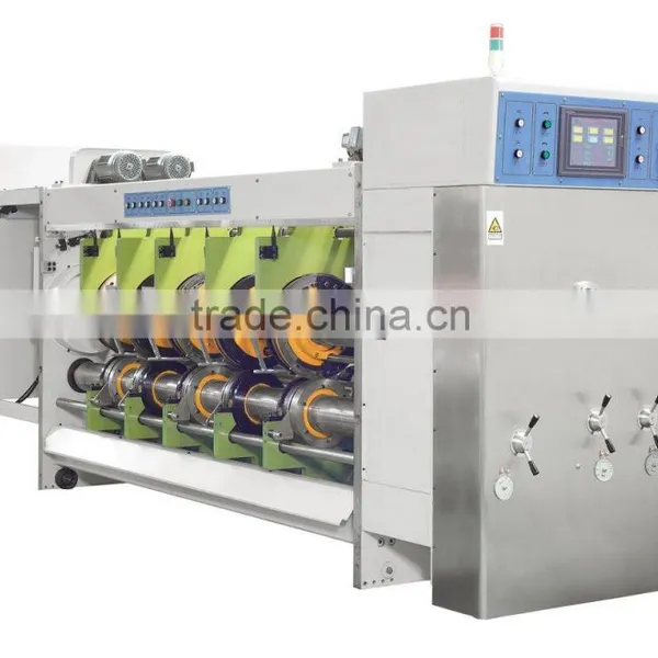 Automatic 4 Colors Corrugated Flexo Printer Slotter Die Cutter Stacker Machine/Carton Box Making Machine Prices(CLC-Q2) photo-5