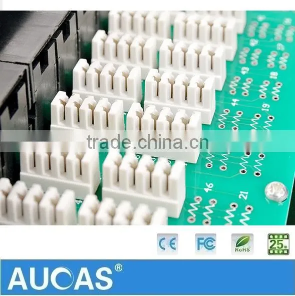 50 Port Voice Patch Panel Cat 6 50U Metal Pin photo-4