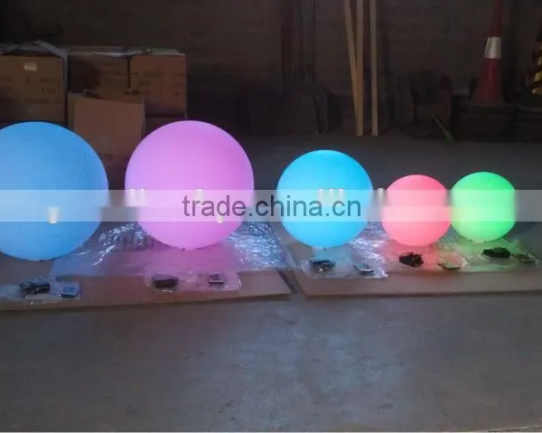 Large PE Plastic Sphere LED Ball
