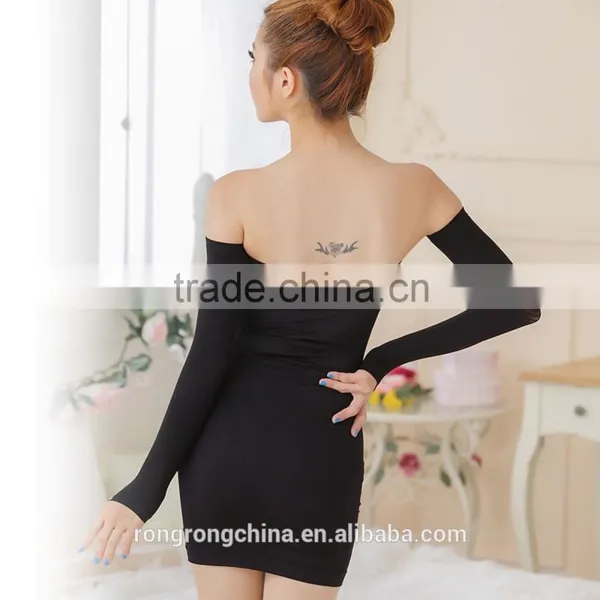 Sexy Wrapping Dress Push Up Breast Bust up Onepiece Corset Full Slip Strapless Full Slip photo-2