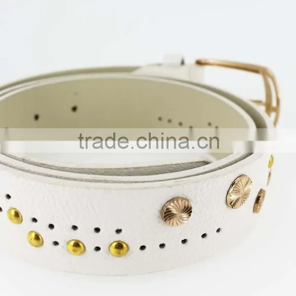 2015 Women's Fashion Studded Beads Belt With Shiny Gold Beads in Yiwu photo-6