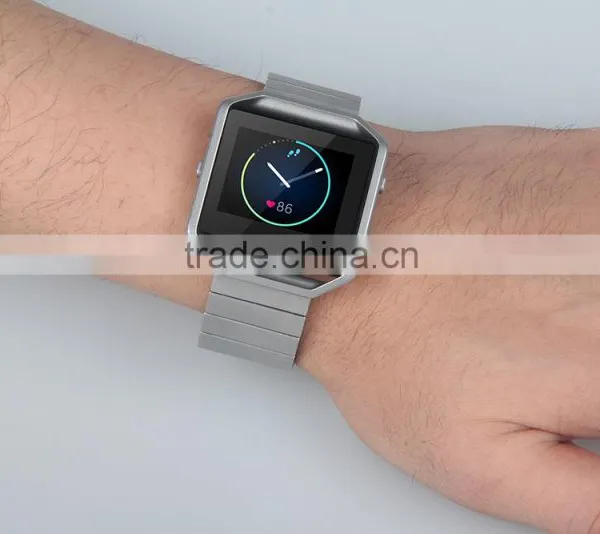 Luxury Stailess Steel Strap For Fitbit Blaze Smart Watch Band Link Bracelet Quality Choice photo-6