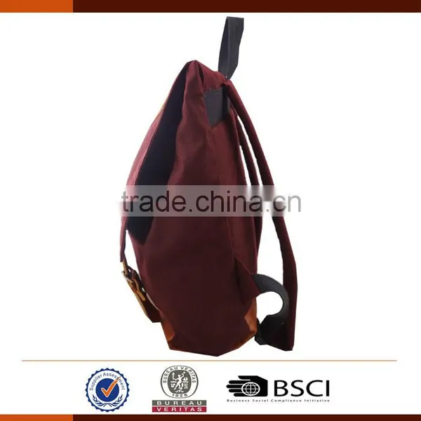 New Fashion Vintage Double Twill Backpack Bag photo-3
