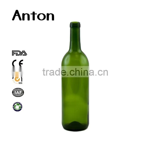 Dark Green Alcohol Beer Glass Bottles for Sale