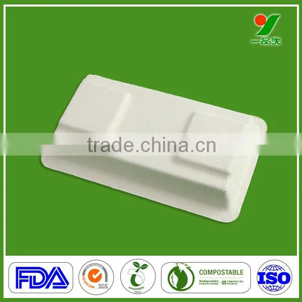 New Products 90days Biodegradable Theroforming Bagasse Pulp Micro SD Card Packaging Trays for Electronics Components photo-3