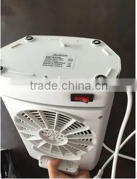 1000w Fan Controller With Thermostat 2000w Electric Fan Heater With LCD and Remote for Germany Market Lcd Fan Heater Lcd Heater photo-2