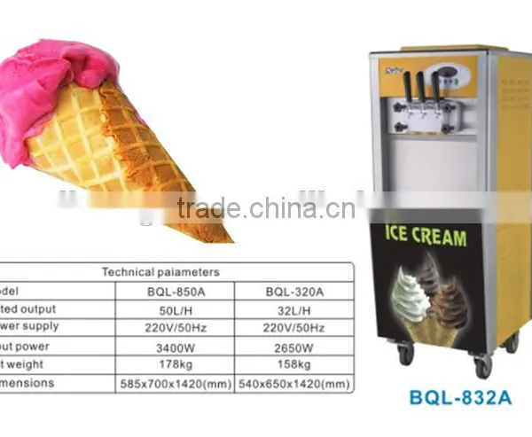 Different Kinds Voltage Double Compressor Soft Ice Cream Machine photo-2