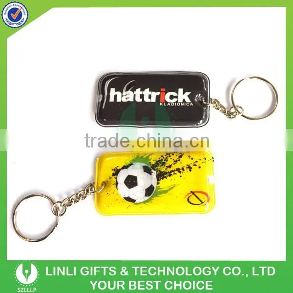 Brand Name Cheap Custom Led PVC Keyring for Football photo-3