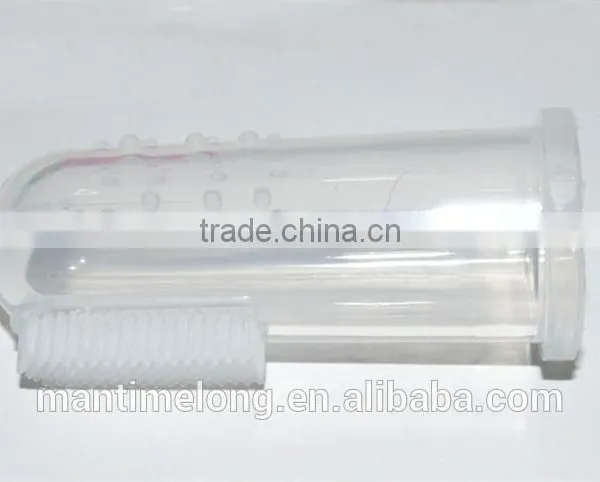 Silicone Baby Toothbrush Baby Finger Toothbrush photo-3