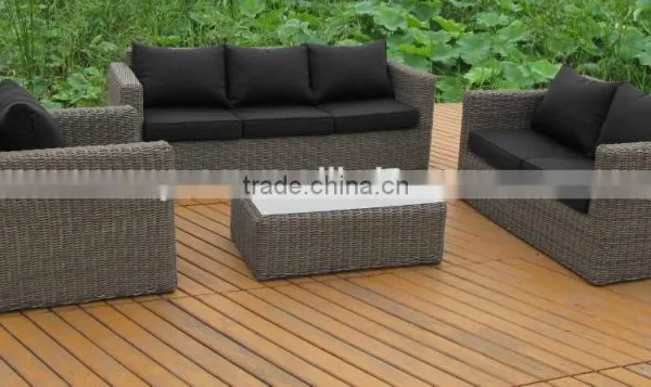 European Hot Sale Design Rattan Sofa Wiker Outdoor Furniture photo-2