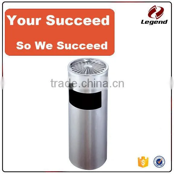 Fashion Round Stainless Steel Bin