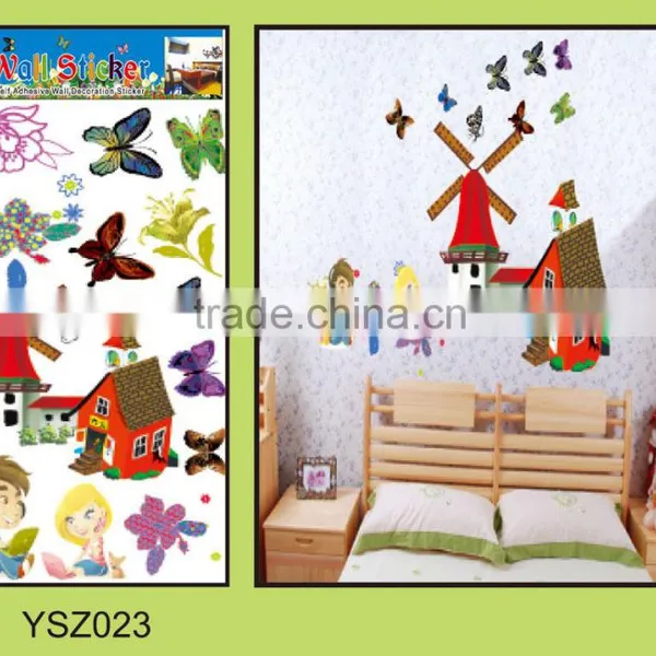 2014 Hot Sale Custom Wall Sticker,tree Wall Sticker,5d Home Decor Pvc Wall Sticker photo-2