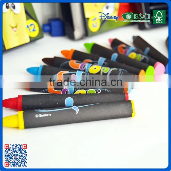 2016 Customer Multi Colors Crayons With Paper Wrap photo-2