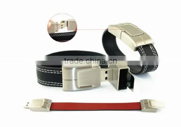 2016 Cable Bracelet Leather Usb Flash Drive 1gb photo-3
