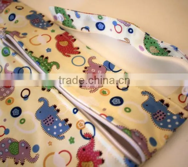Happy Flute Polyester Material Diaper Wet Bag Washable Diaper Bag Baby Bags for Mothers Pul Fabric Waterproof China Wholesale photo-2