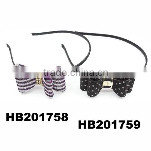 Wholesale Fancy Wire Metal Hair Band With Bow photo-2
