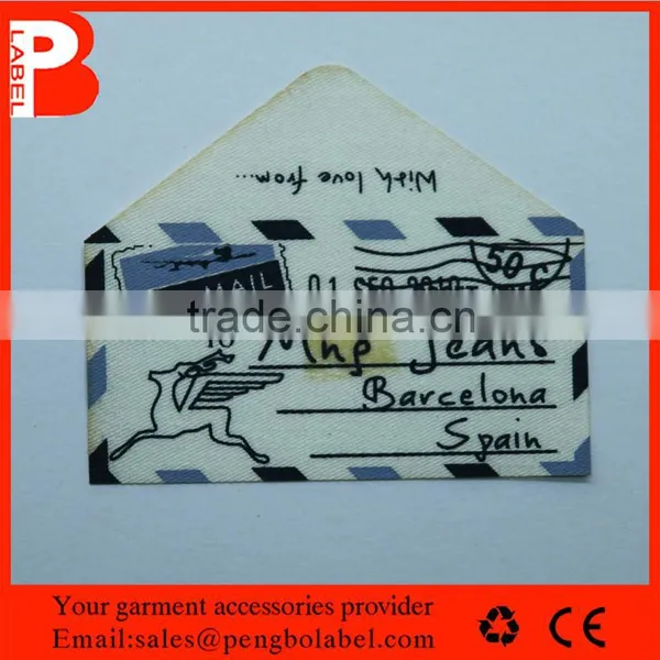 High Quality Recyled Cotton Garment Printed Label photo-3