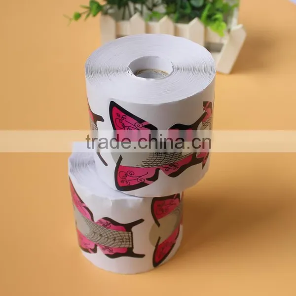 500Pcs Nail Art Tips Extension Forms Paper Nail Forms Nail Art Tool photo-2