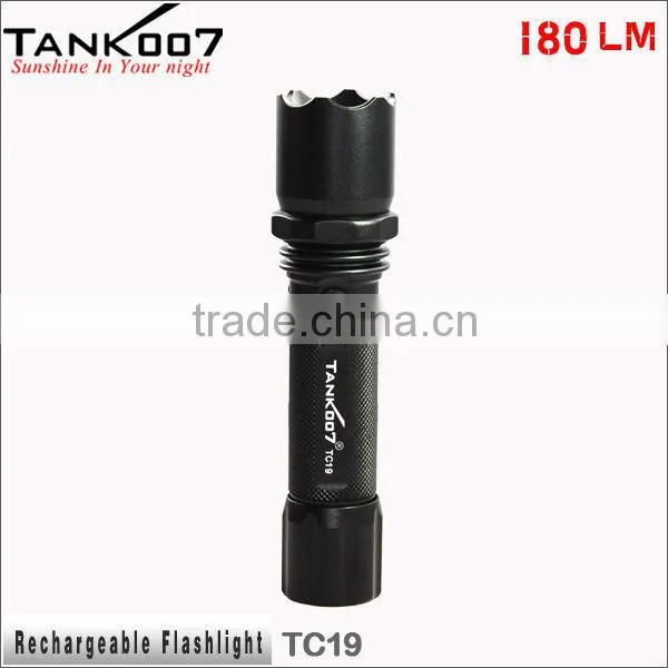Aluminum Lamp Material Rechargeable Torch Light With 180 Lumens photo-4