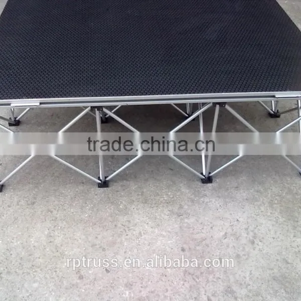 RP 4ftx8ft Portable Smart Stage , 18mm Thickness Stage Deck,carpet Surface photo-3