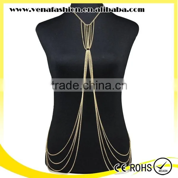 Instock Free Sample Women Sexy Body Chain Jewerly photo-4