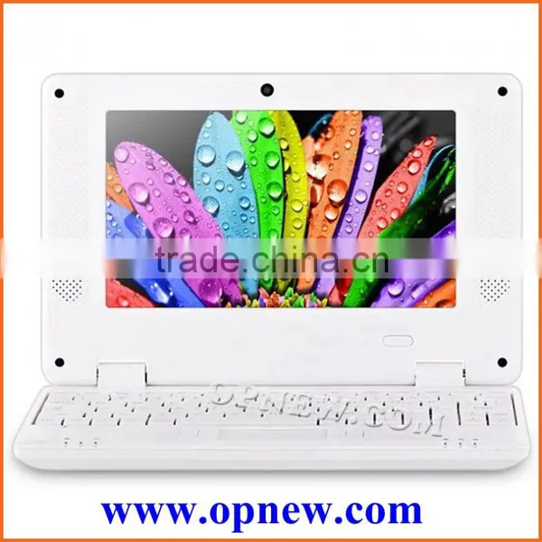 7 Inch Students Laptop Mini Netbook Android 4.4 Dual Core Laptop VIA 8880 Cpu WIFI USB RJ45 Port HDM External 3G photo-2
