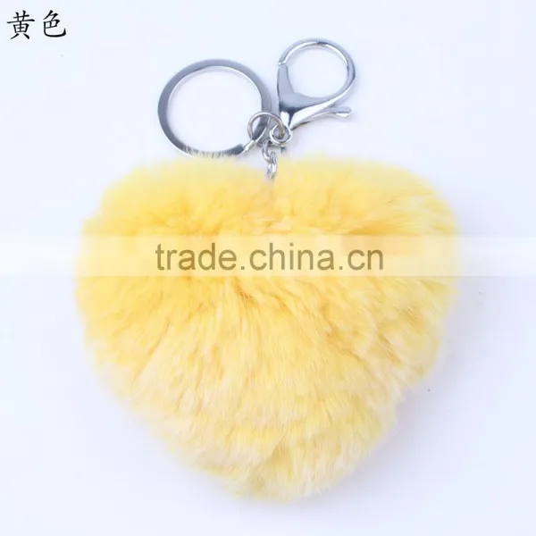 2016 Popular Sheap Heart-shaped Fur Pendant photo-5