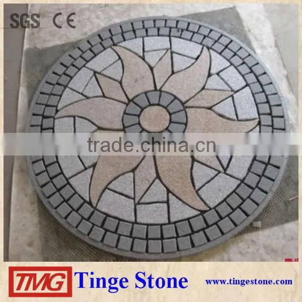 Paving Stone Designs Round Srun Flower Hape for Driveway