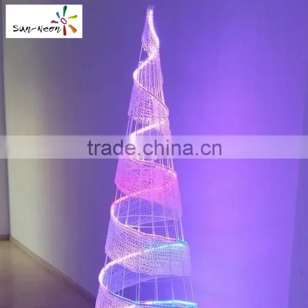 Holiday Time Led Light Decoration Fancy Christmas Decoration Light With High Quality Led Christmas Cone Shape Light Supplier's Choice photo-3