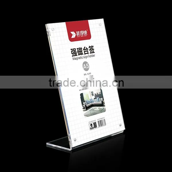 Supplier New Products Countertop Acrylic Reception Card Acrylic Sign Holder photo-6