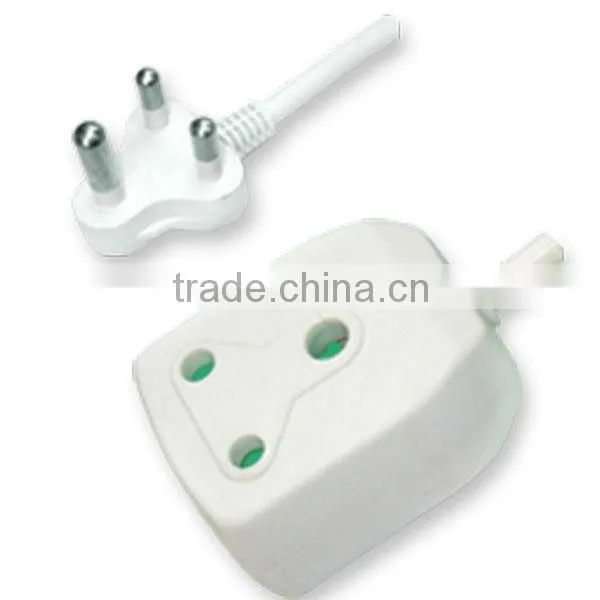 South Africa Power Cord Set Socket Extension Set