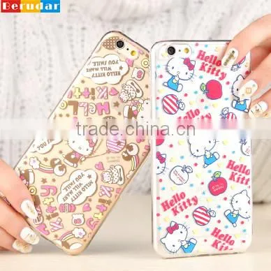 New Hello Kitty Tpu Rubber Case for Iphone 6 Plus photo-2