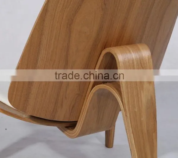 Replica CH07 Plywood Hans Wegner Shell Chair photo-3