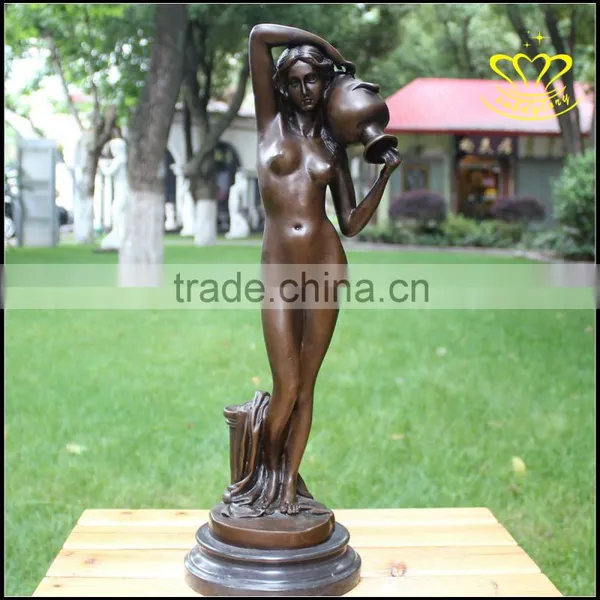 Western Style Bronze Girl Sculpture photo-6