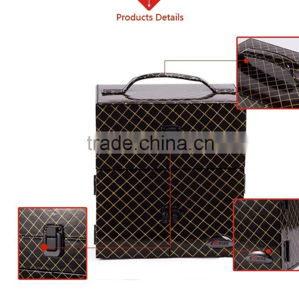 2016 New Design Fashion Metal Jewelry Box Bohemian Style Makeup Cosmetic Organizer Case photo-6