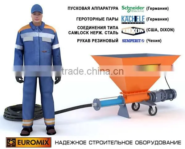 Screw Mortar Pump Euromix 400.8.500 photo-2