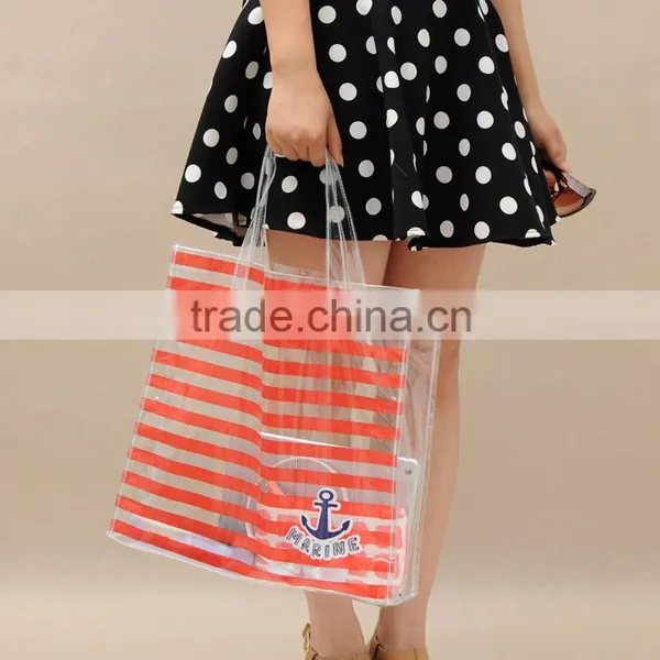 Clear Vinyl Pvc Zipper Bags With Handles photo-4