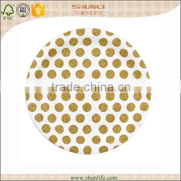 China Custom Printed Disposable Paper Plates photo-3