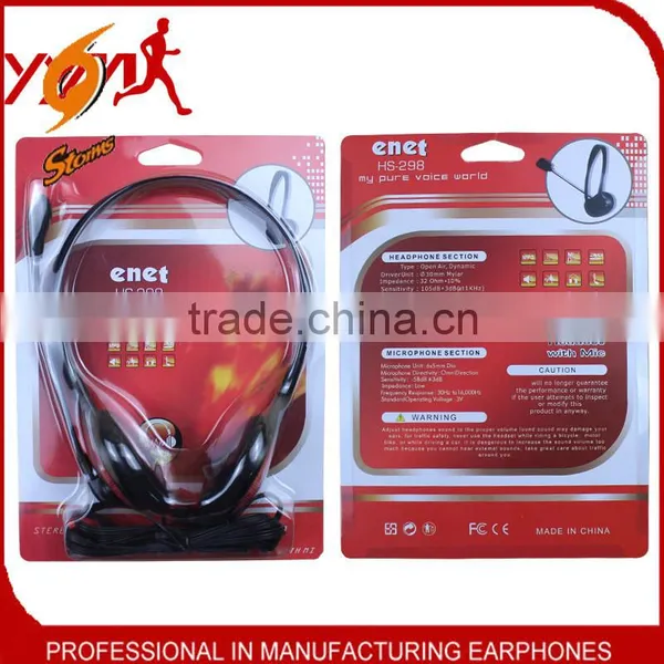 Hot Sale Computer Ear Bud , Earphone With Mic. photo-2
